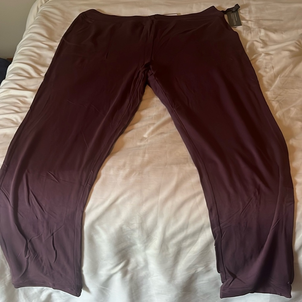 Brand new Zenergy by Chicos comfy deep purple lounge pants. Size 2 Chicos